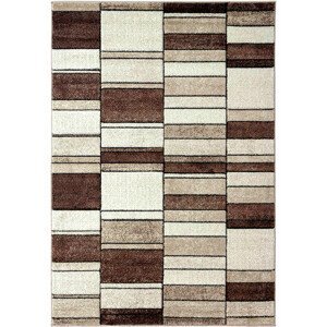 Ayyildiz Hali GmbH Kusový koberec ALORA A1016 Cooper, Hnědá, Vícebarevné (Rozměr: 120 x 170 cm)