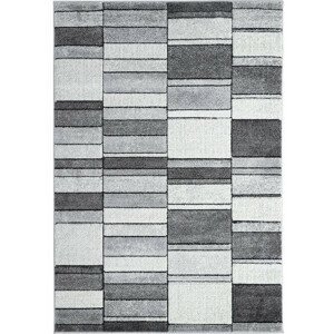 Ayyildiz Hali GmbH Kusový koberec ALORA A1018 Grey, Šedá, Vícebarevné (Rozměr: 120 x 170 cm)