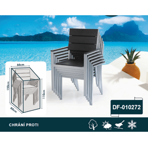 Ochranný obal na nábytek Typ obalu: Stohovatelné židle