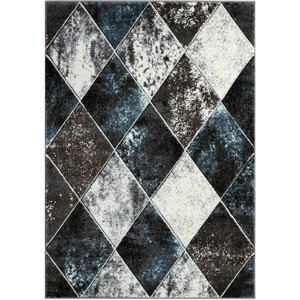 Ayyildiz Hali GmbH Kusový koberec ALORA A1043 Multi, Šedá, Vícebarevné (Rozměr: 80 x 150 cm)