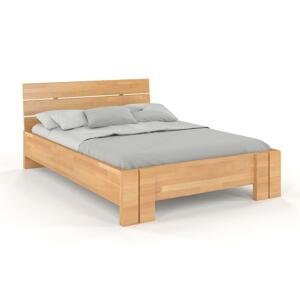 Dřevěná postel Arhus High - buk (Rozměr: 180x200 cm, Barva: Přírodní)