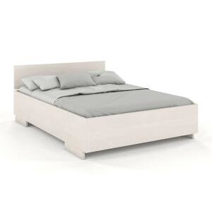 Dřevěná postel Bergman High, buk (Rozměr: 160x200 cm, Barva: Bílá)