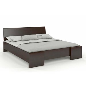 Dřevěná postel Hessler High, buk (Rozměr: 180x200 cm, Barva: Palisander)