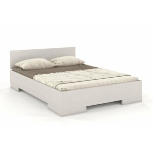 Dřevěná postel s úložným prostorem Skandica SPECTRUM Maxi&ST, borovice (Barva: Bílá, Rozměr: 120x200 cm)