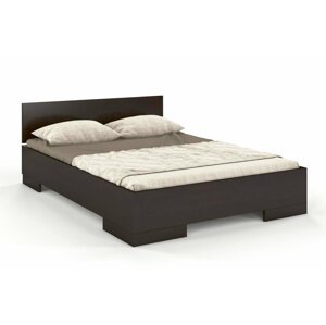 Dřevěná postel Skandica SPECTRUM Maxi & Long, delší o 20cm, borovice (Rozměr: 200x220 cm, Barva: Palisander)