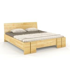 Dřevěná postel s úložným prostorem Skandica VESTRE Maxi&ST, borovice (Barva: Přírodní, Rozměr: 180x200 cm)