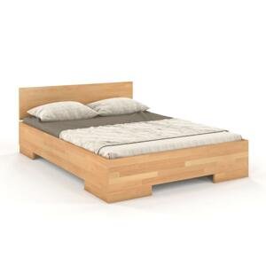 Dřevěná postel Skandica SPECTRUM Maxi, buk (Rozměr: 200x200 cm, Barva: Přírodní)