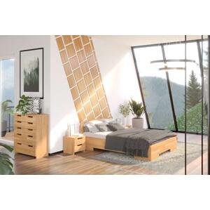 Dřevěná postel Skandica SPECTRUM Maxi, buk (Rozměr: 90x200 cm, Barva: Přírodní)