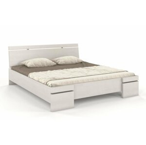 Dřevěná postel Skandica SPARTA Maxi, borovice (Rozměr: 120x200 cm, Barva: Bílá)