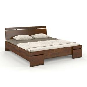Dřevěná postel Skandica SPARTA Maxi, borovice (Rozměr: 160x200 cm, Barva: Ořech)