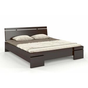 Dřevěná postel s úložným prostorem Skandica SPARTA Maxi & ST, buk (Barva: Palisander, Rozměr: 120x200 cm)