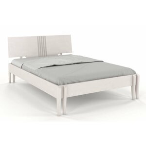 Dřevěná postel POZNAŇ, buk (Rozměr: 120x200 cm, Barva: Bílá)