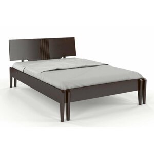 Dřevěná postel POZNAŇ, buk (Rozměr: 120x200 cm, Barva: Palisander)