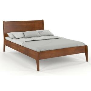 Dřevěná postel Radom, buk (Rozměr: 140x200 cm, Barva: Ořech)