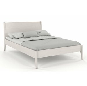 Dřevěná postel RADOM, borovice (Rozměr: 120x200 cm, Barva: Bílá)