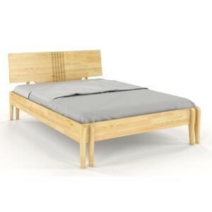 Dřevěná postel POZNAŇ, borovice (Rozměr: 140x200 cm, Barva: Přírodní)