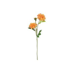 Jiřinka, barva oranžová. Květina umělá. KUM3284
