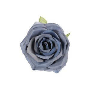Růže, barva modrá. Květina umělá vazbová. Cena za balení 12 ks KUM3311-BLUE