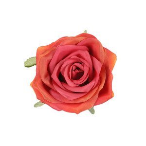 Růže, barva oranžová. Květina umělá vazbová. Cena za balení 12 ks KUM3311-TER