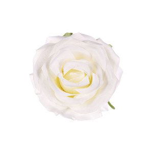Růže, barva bílá, Květina umělá vazbová. Cena za balení 12 kusů KUM3311-WH