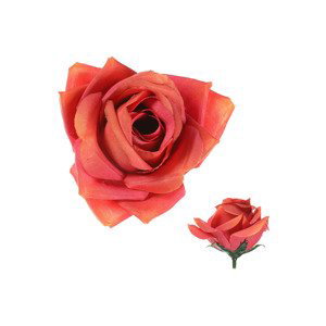 Růže, barva oranžová. Květina umělá vazbová. Cena za balení 12 ks KUM3312-TER