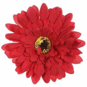 Gerbera, barva červená. Květina umělá vazbová. Cena za balení 12 ks KUM3421-RED