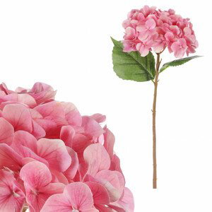 Hortenzie, barva růžová. Květina umělá. KN5114-PINK