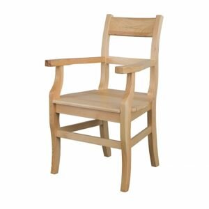 Dřevěná jídelní židle KT115, borovice (Barva dřeva: Šedá)