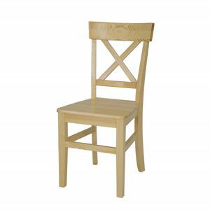 Dřevěná jídelní židle KT122, borovice (Barva dřeva: Dub)