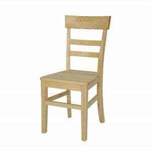 Dřevěná jídelní židle KT123, borovice (Barva dřeva: Přírodní (lakovaná))