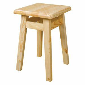 Dřevěná stolička KT248, v45, borovice (Barva dřeva: Šedá)
