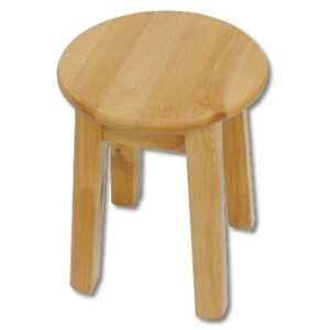 Dřevěná stolička KT253, v45, borovice (Barva dřeva: Přírodní (lakovaná))