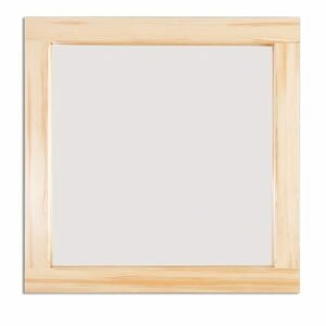 Zrcadlo LA116, 64x64, borovice (Barva dřeva: Přírodní (lakovaná))