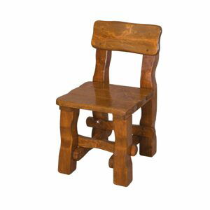Zahradní židle MO100, 45x86x54, olše, lakovaná (Barva dřeva: Brunat + impregnat)