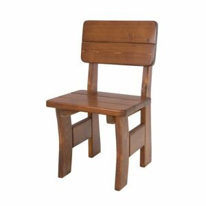 Zahradní židle MO262, 50x93x55, smrk, lakovaná (Barva dřeva: Dub - impregnat)