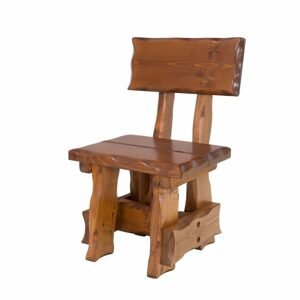 Zahradní židle MO265, 55x94x53, smrk, lakovaná (Barva dřeva: Dub - impregnat)