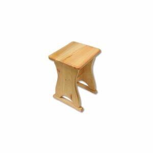 Dřevěná stolička NR113, v45, borovice (Barva dřeva: Surová (bez moření))