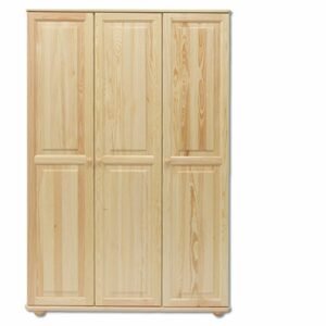 Šatní skříň SF105, 120x190x60, borovice (Barva dřeva: Přírodní (lakovaná))