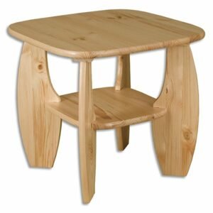 Konferenční stůl ST115, 65x60x65, borovice (Barva dřeva: Přírodní (lakovaná))