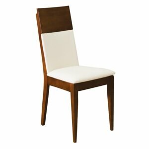 Čalouněná jídelní židle KT171, buk (Barva dřeva: Bělená, Potah: Toptextil)