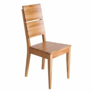 Dřevěná jídelní židle KT172, buk (Barva dřeva: Bělená)