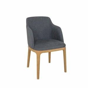 Čalouněná jídelní židle KT188, buk (Barva dřeva: Cherry)
