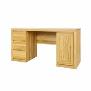 Psací stůl BR302,160x80x60, dub (Barva dřeva: Kakao)