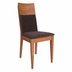 Čalouněná jídelní židle KT371, dub (Barva dřeva: Kakao, Potah: Toptextil)