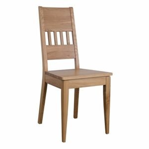 Dřevěná jídelní židle KT374, dub (Barva dřeva: Bělená)