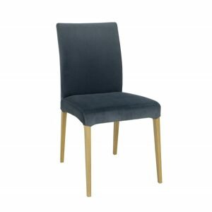 Čalouněná jídelní židle KT394, dub (Barva dřeva: Bělená, Potah: Ekokůže)