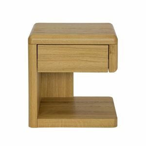 Noční stolek SN219, 40x42x40, dub (Barva dřeva: Přírodní (lakovaná))