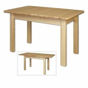 Jídelní rozkládací stůl ST101, 120-170x75x80, borovice (Barva dřeva: Ořech)