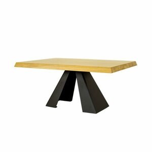 Konferenční stůl ST371, 100x45x(60/70), dub/kov (Délka: 60, Barva dřeva: Medová)