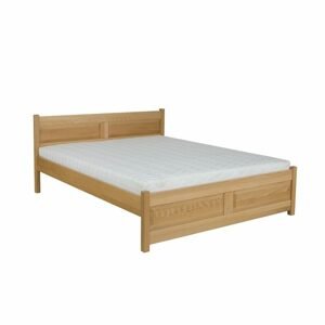 Dřevěná postel LK109, 120x200, buk (Barva dřeva: Přírodní (lakovaná))
